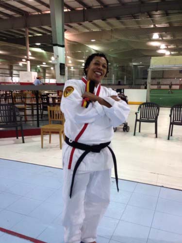 Crystal get Black Belt.